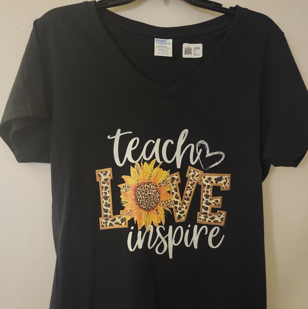 Teach Love Inspire shirt-size large